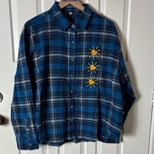 2 to 5 medium Soulful of sunshine flannel top
